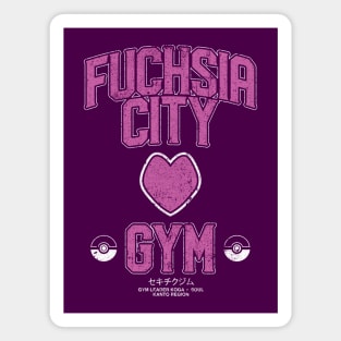 Fuchsia City Gym Magnet